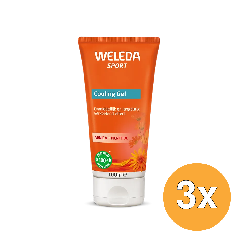 3x Weleda Sport Arnica Cooling Gel (100 ml)