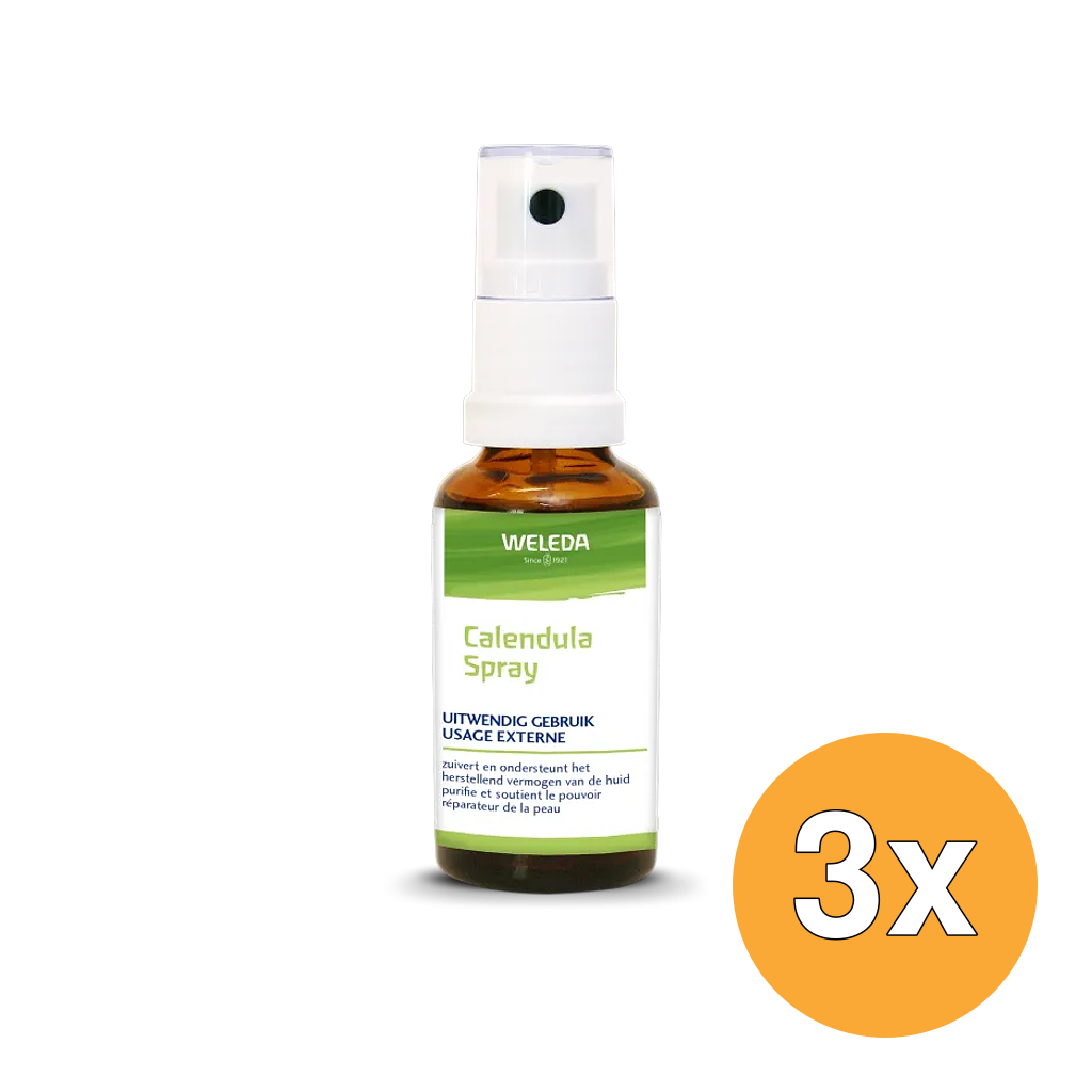 3x WELEDA Calendula spray (30 ml)