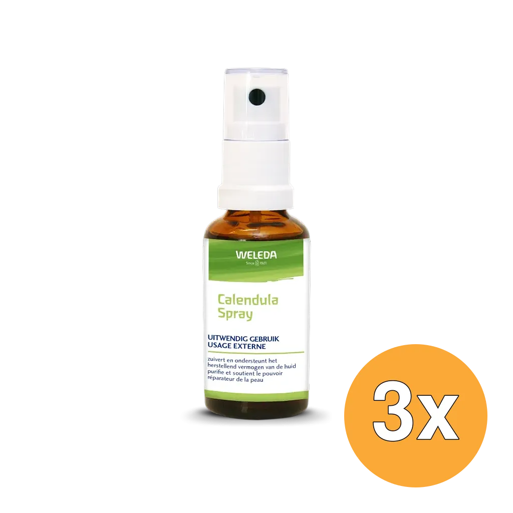 3x WELEDA Calendula spray (30 ml)