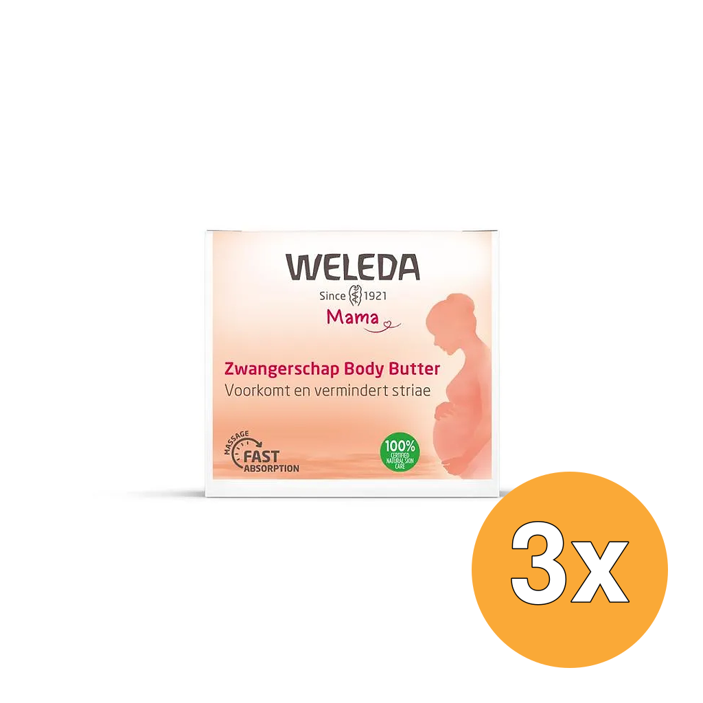 3x WELEDA Zwangerschaps Body Butter (150 ml)