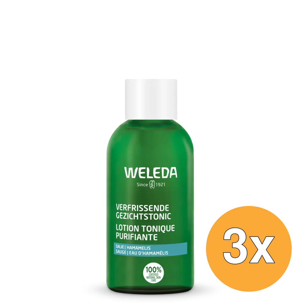 3x WELEDA Gezichtstonic verfrissend (150 ml)