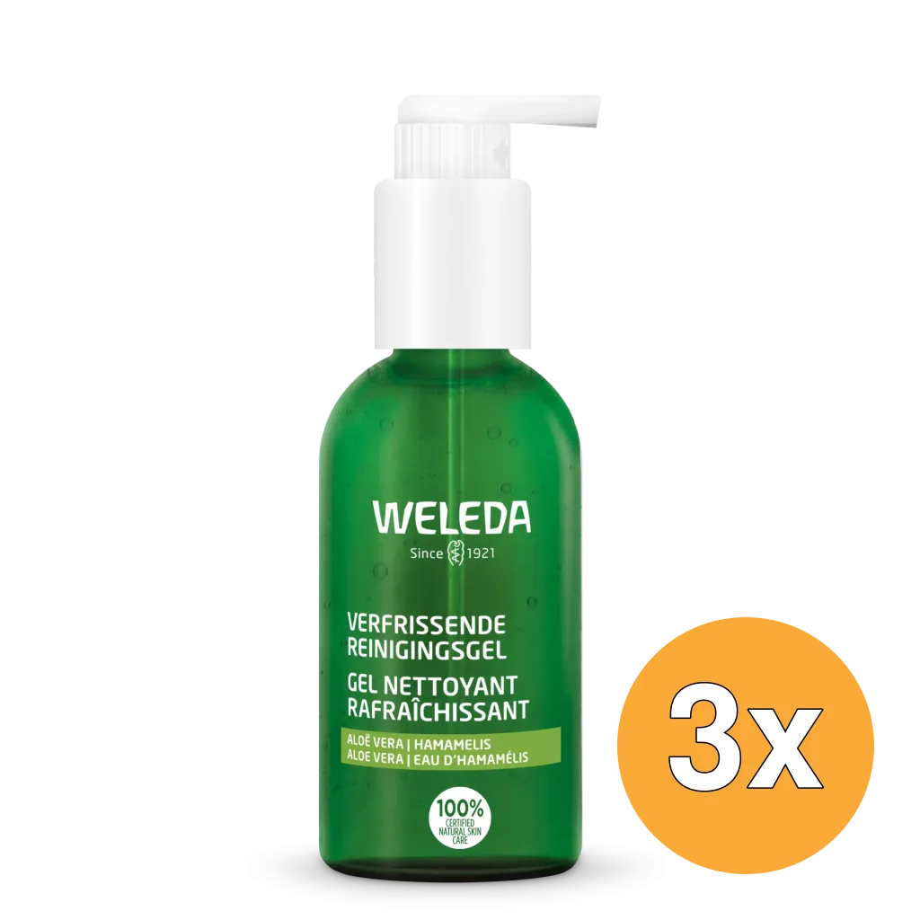 3x WELEDA Reinigingsgel verfrissend (150 ml)