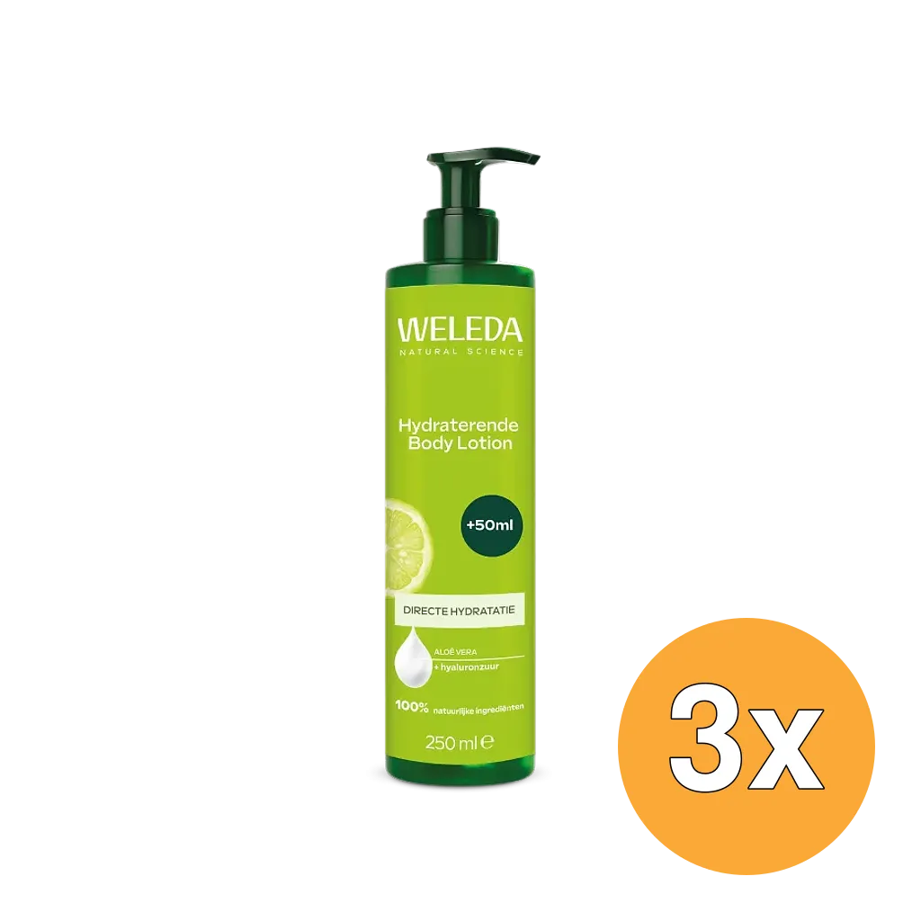 3x WELEDA Hydraterende Body Lotion Aloe Vera (250 ml)