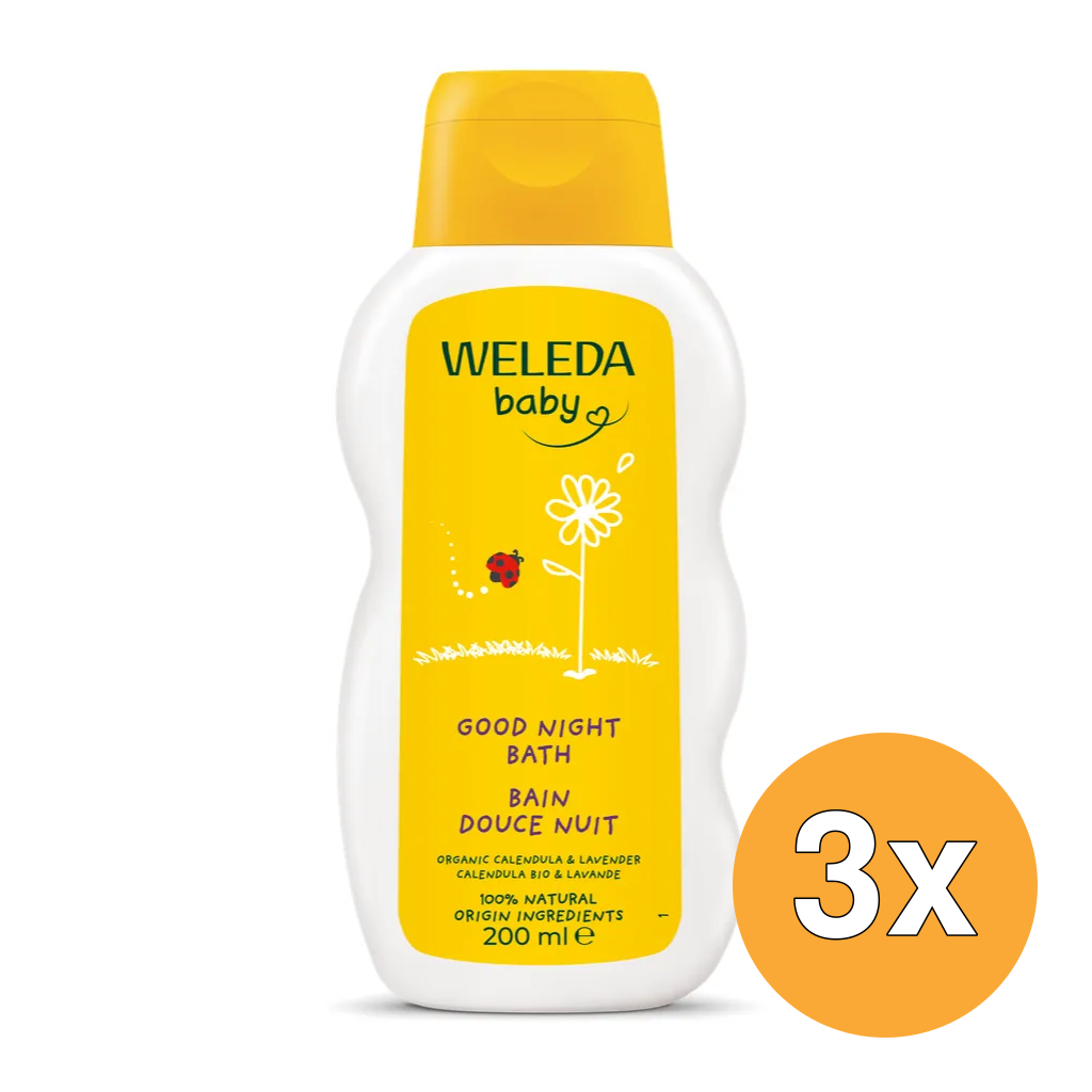 3x WELEDA Calendula Relax Cremebad (200 ml)