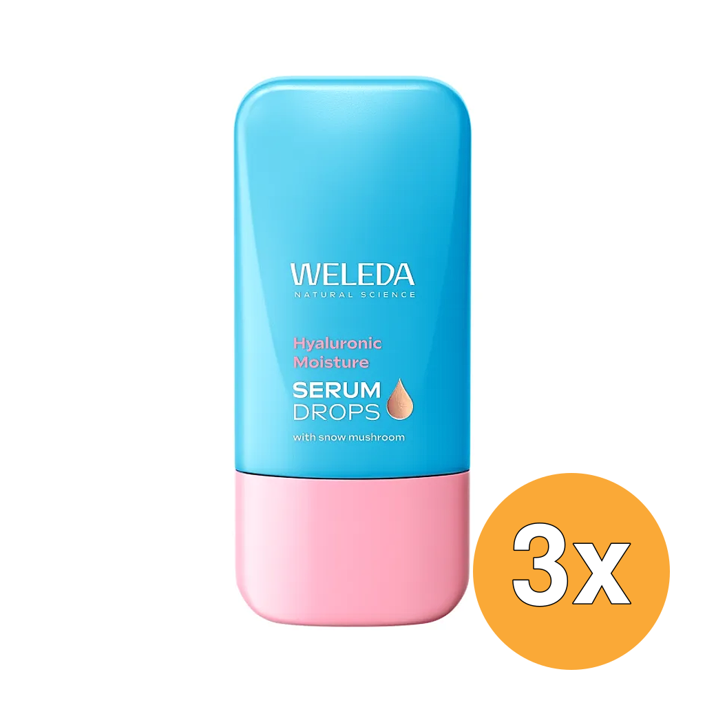 3x WELEDA Hyaluronic Boost Serum Drops (30 ml)