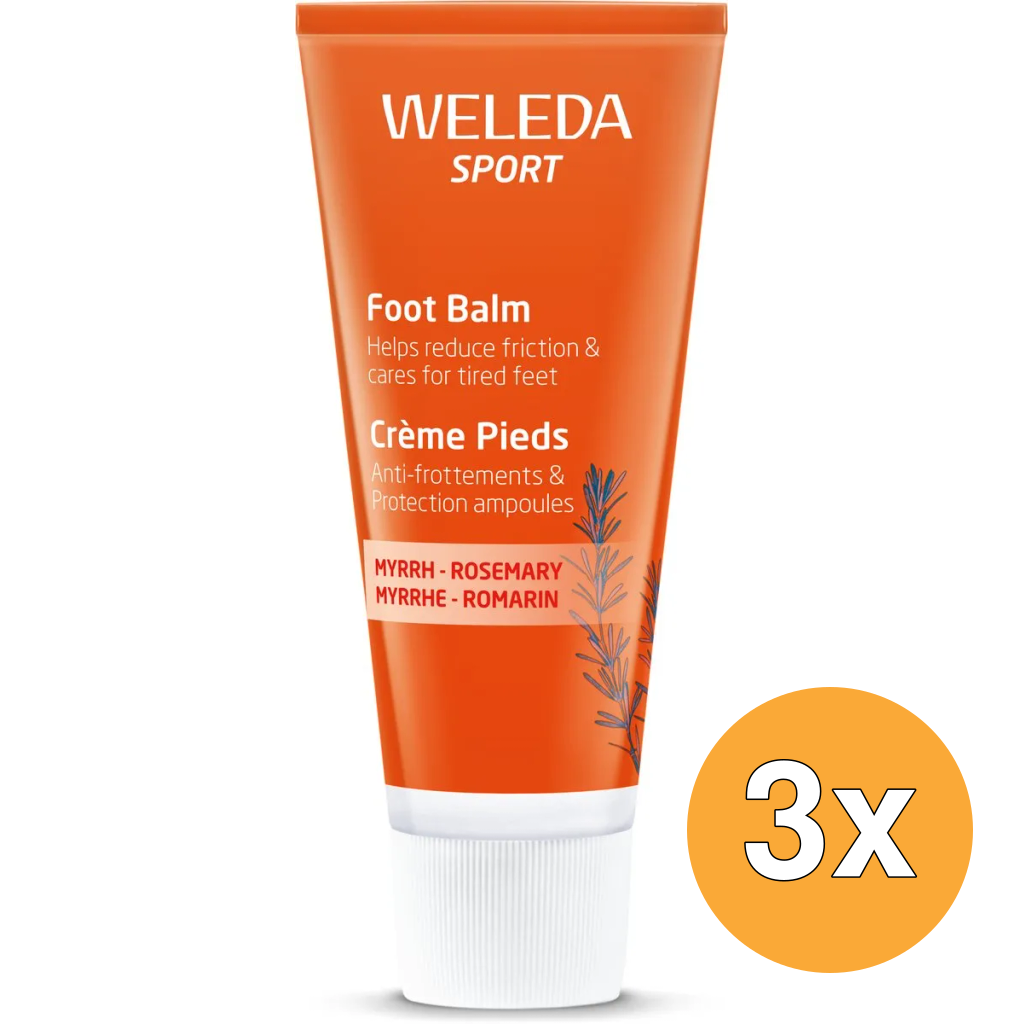 3x Weleda Sport Voetbalsem (75 ml)