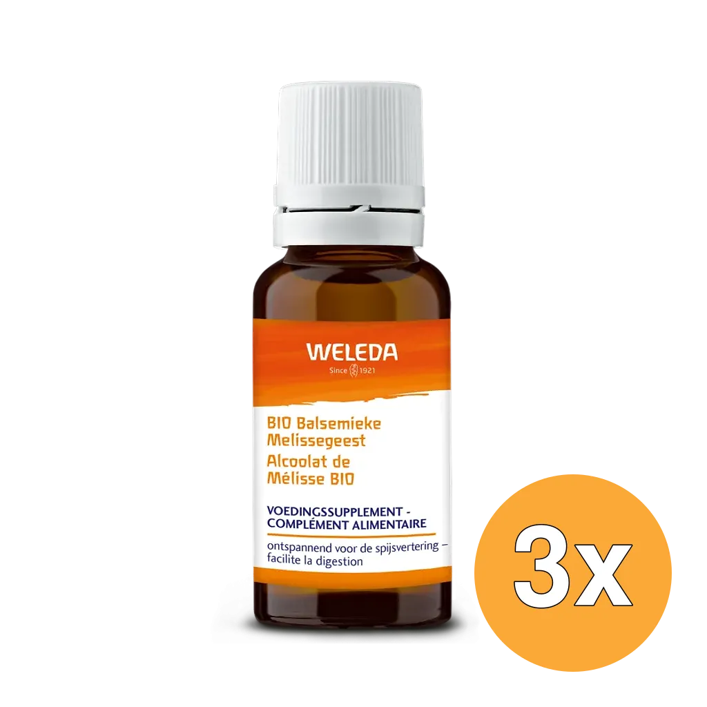 3x WELEDA Balsemieke melissegeest (50 ml)