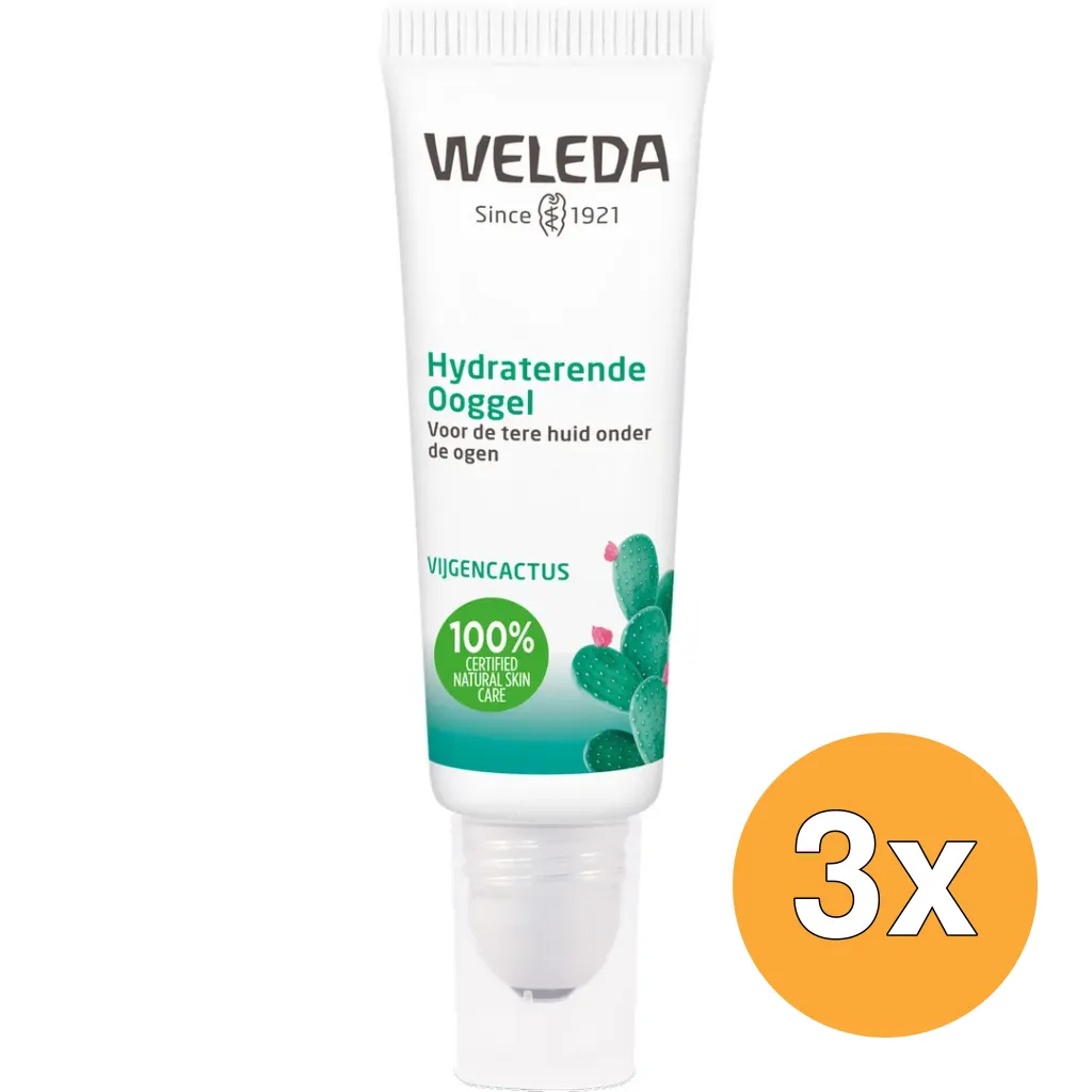 3x WELEDA Vijgencactus hydraterende ooggel (10 ml)