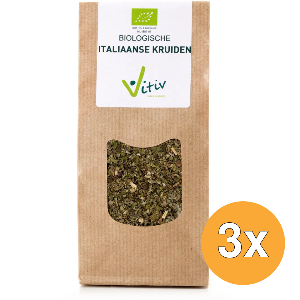 3x Vitiv Italiaanse Kruiden Bio (50 gr)