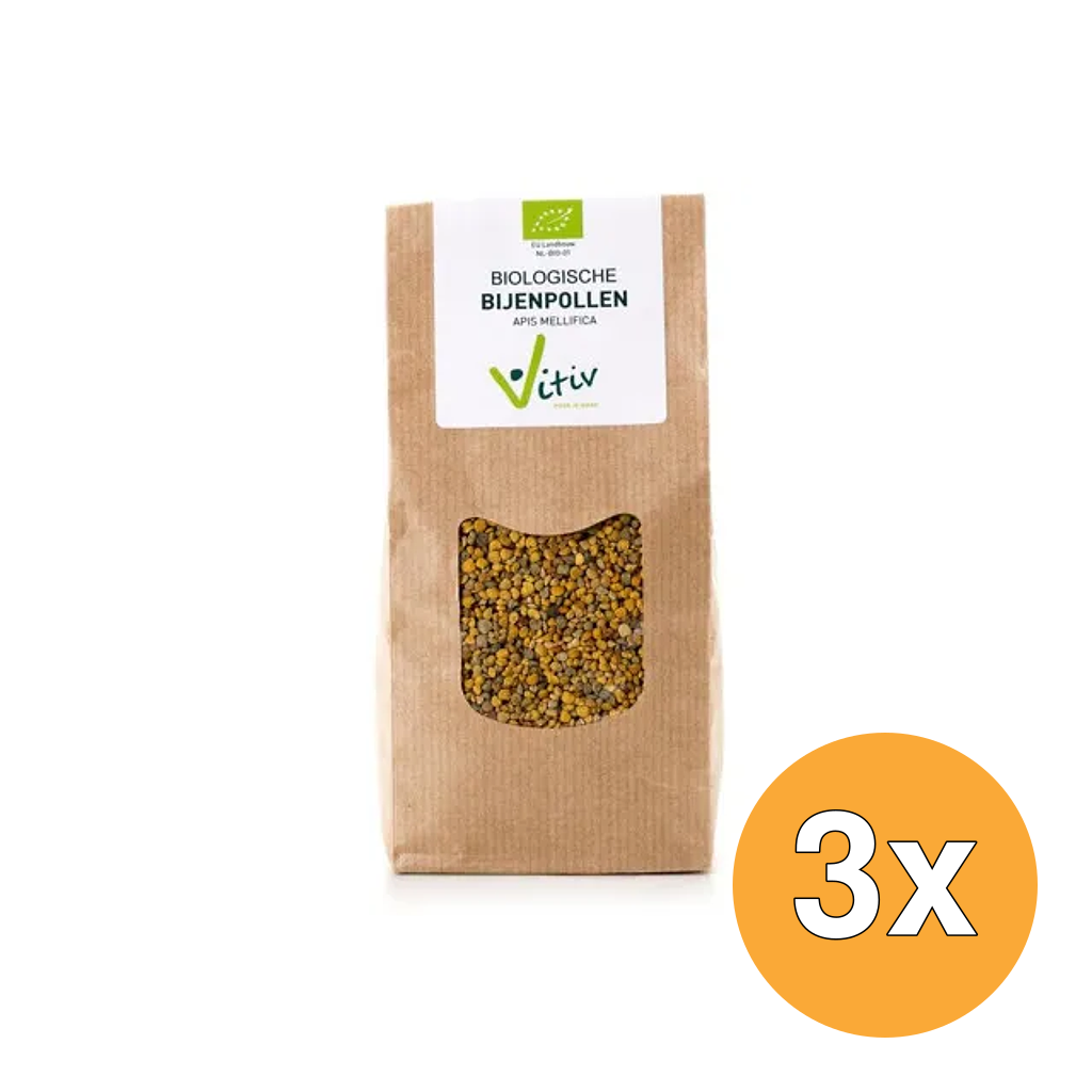 3x Vitiv Bijenpollen Bio (150 gr)