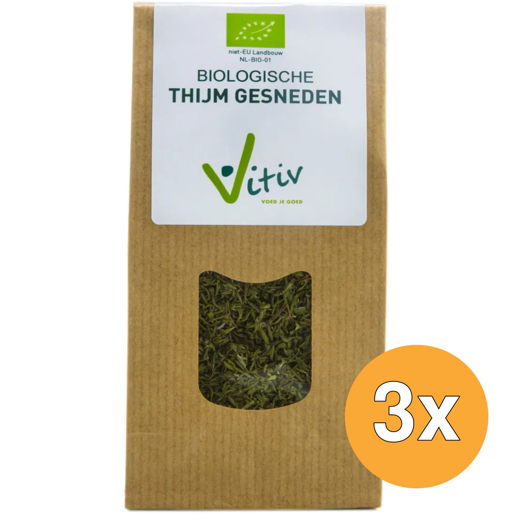 3x Vitiv Tijm Gesneden Bio (25 gr)