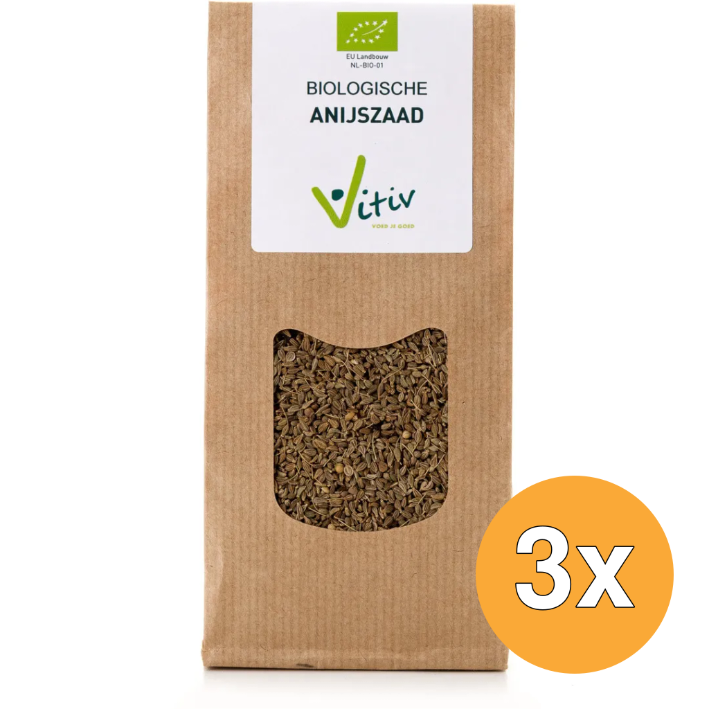 3x Vitiv Anijszaad Bio (100 gr)