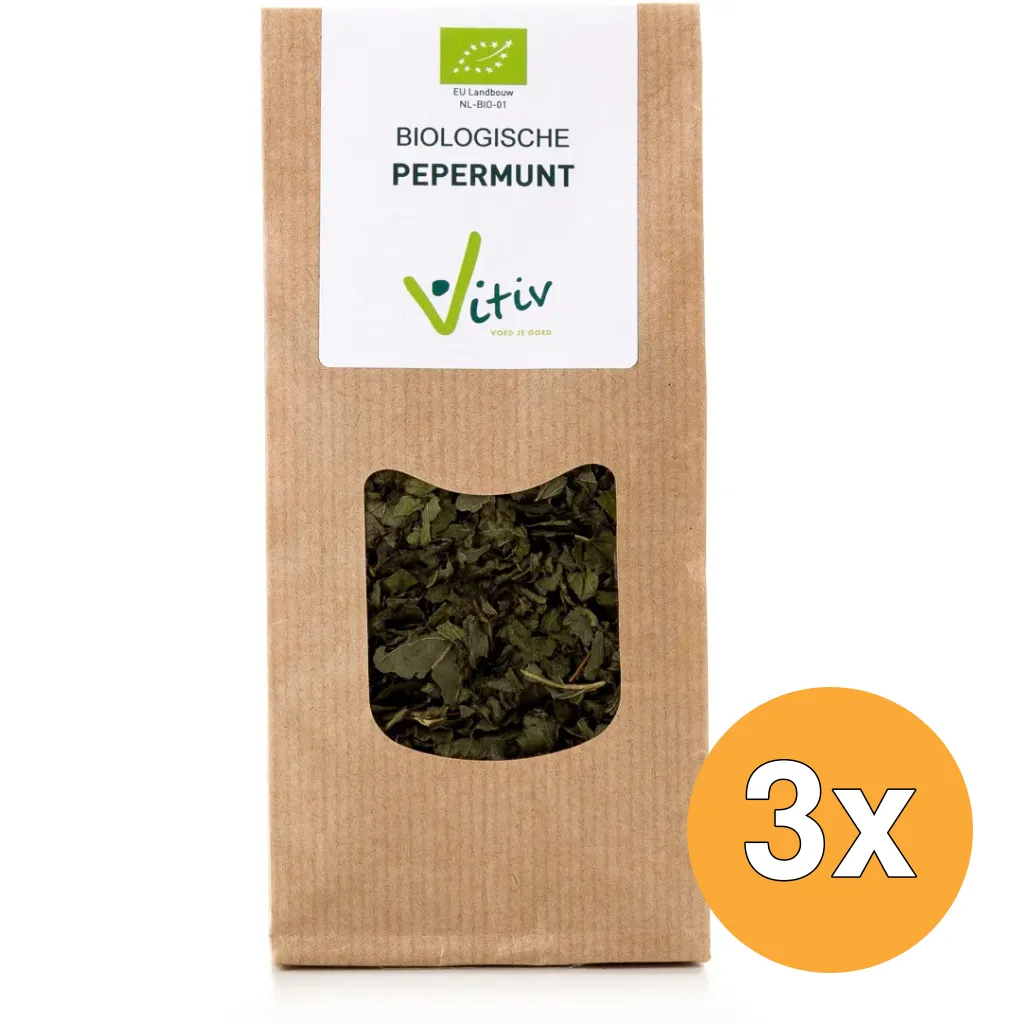 3x Vitiv Pepermunt Bio (50 gr)
