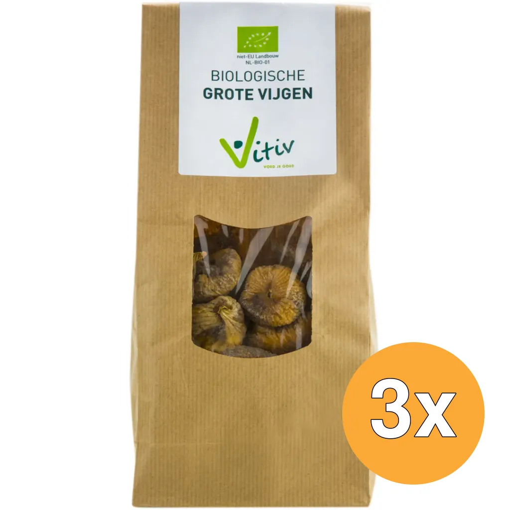 3x Vitiv Vijgen Bio (1000 gr)