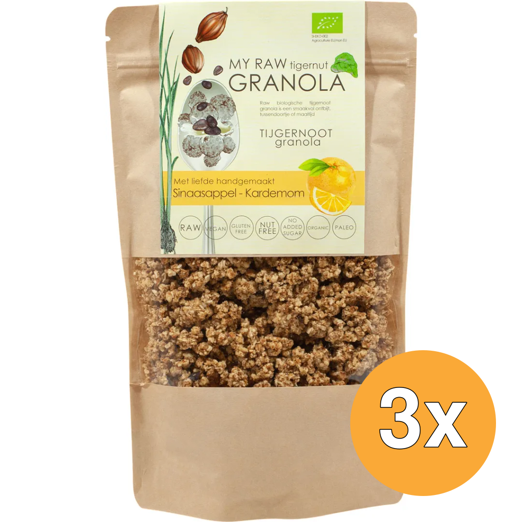 3x Vitiv Tijgernootgranola Sinas Kardemom Bio (230 gr)