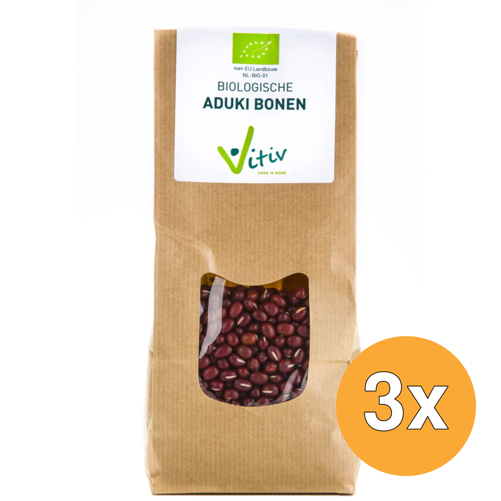 3x Vitiv Aduki Bonen Bio (500 gr)