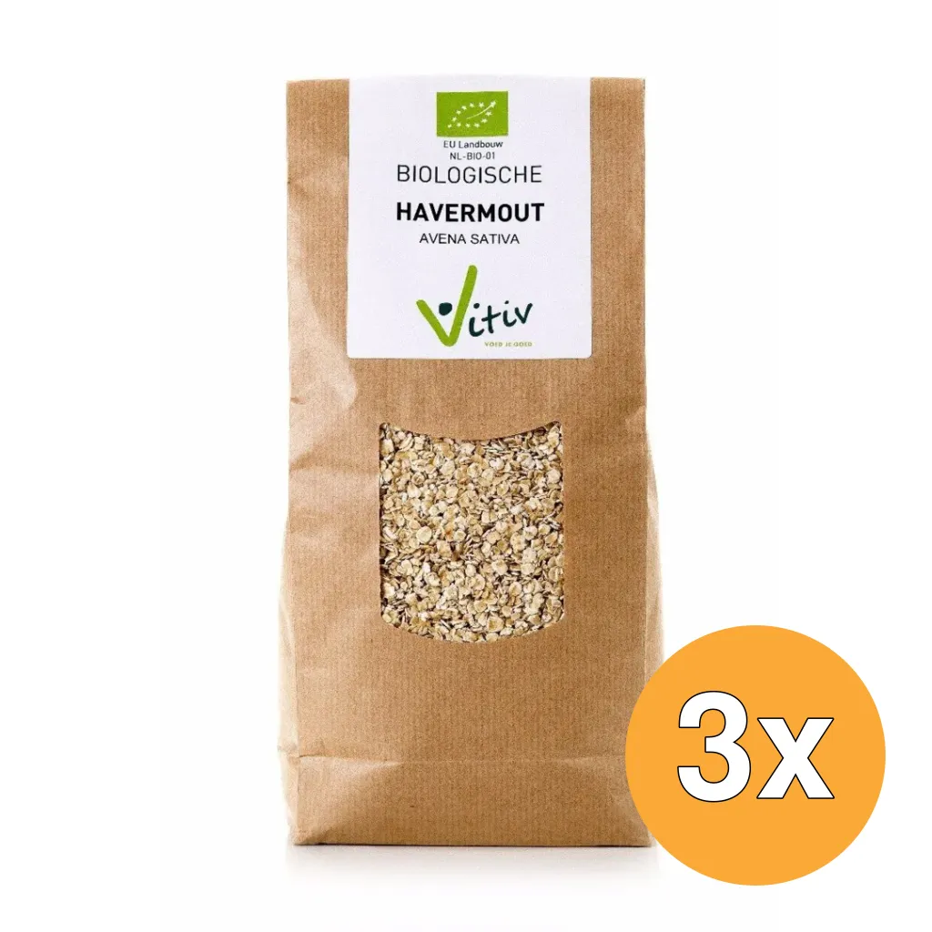 3x Vitiv Havermout Bio (500 gr)