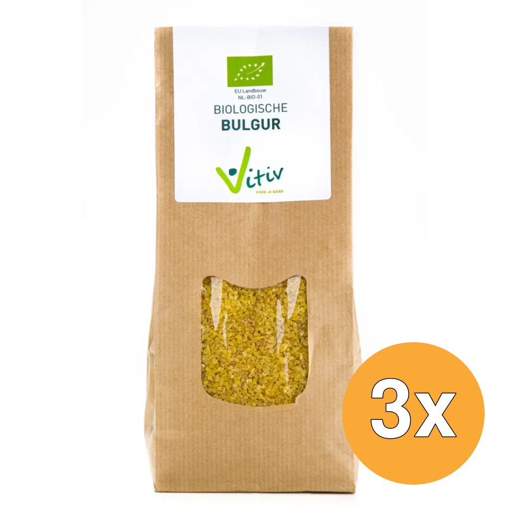 3x Vitiv Bulgur Medium Bio (500 gr)