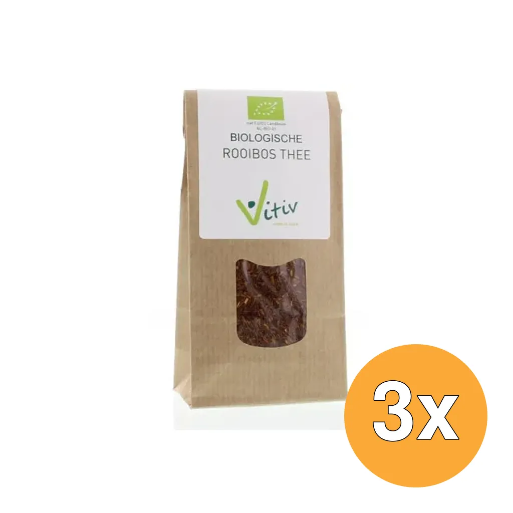 3x Vitiv Rooibos Thee Bio (50 gr)