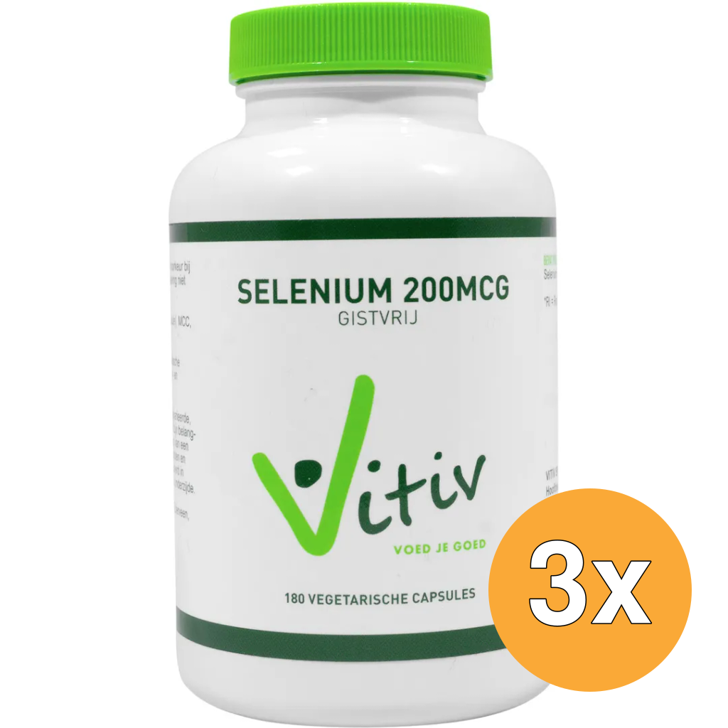 3x Vitiv Selenium (180 vega capsules)