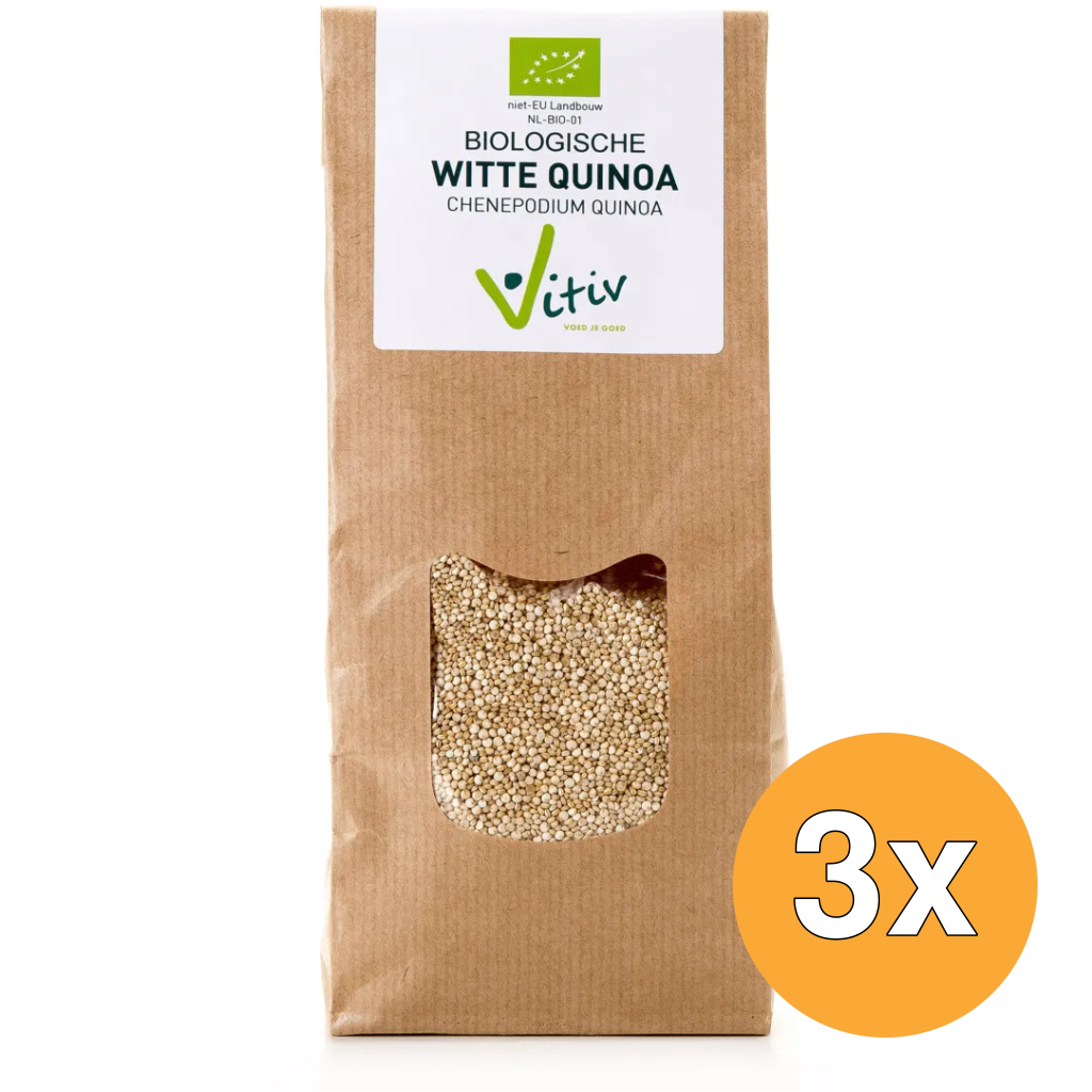 3x Vitiv Quinoa Wit Bio (400 gr)