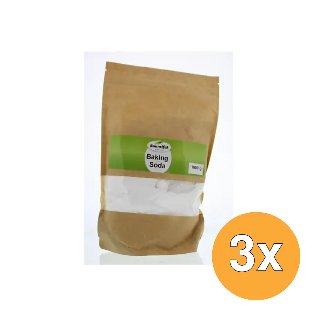 3x Bountiful Baking Soda (1000 gr)