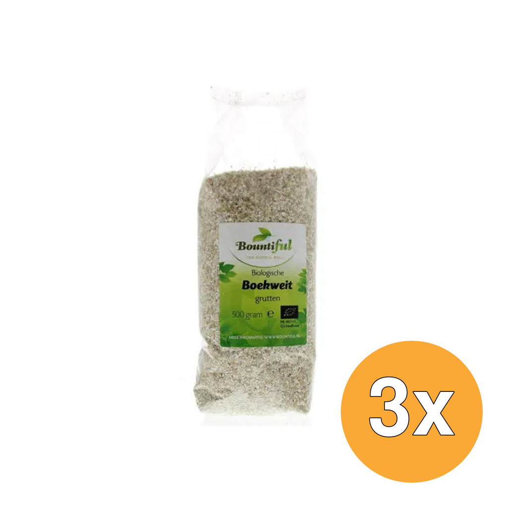 3x Bountiful Boekweit Bio (500 gr)