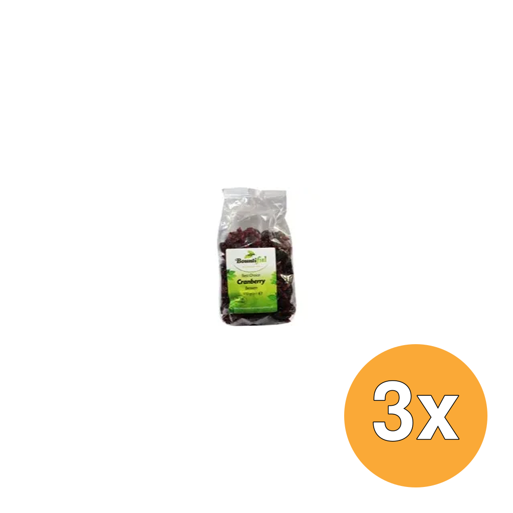 3x Bountiful Cranberry Bessen (500 gr)