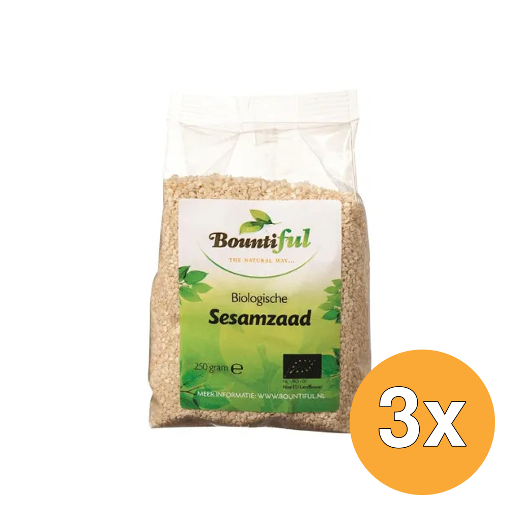3x Bountiful Sesamzaad Bio (250 gr)