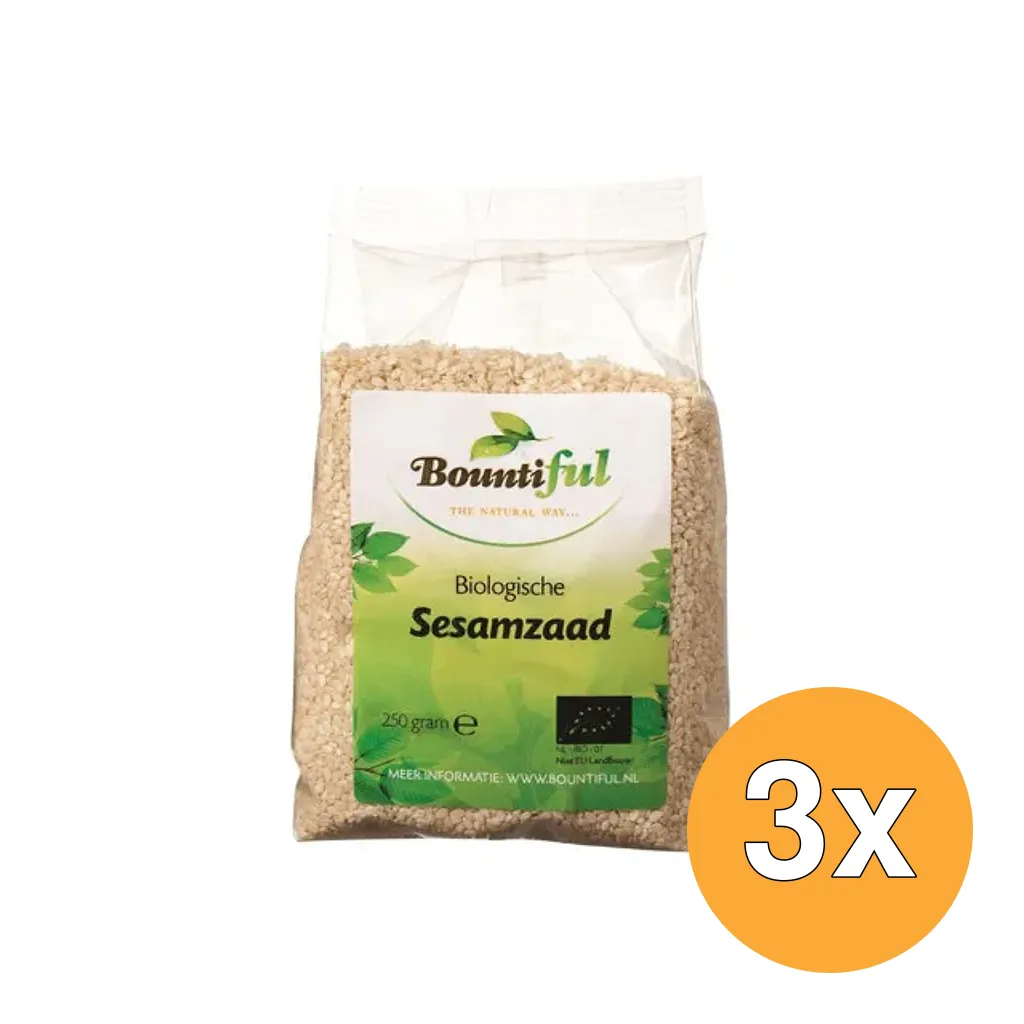 3x Bountiful Sesamzaad Bio (250 gr)