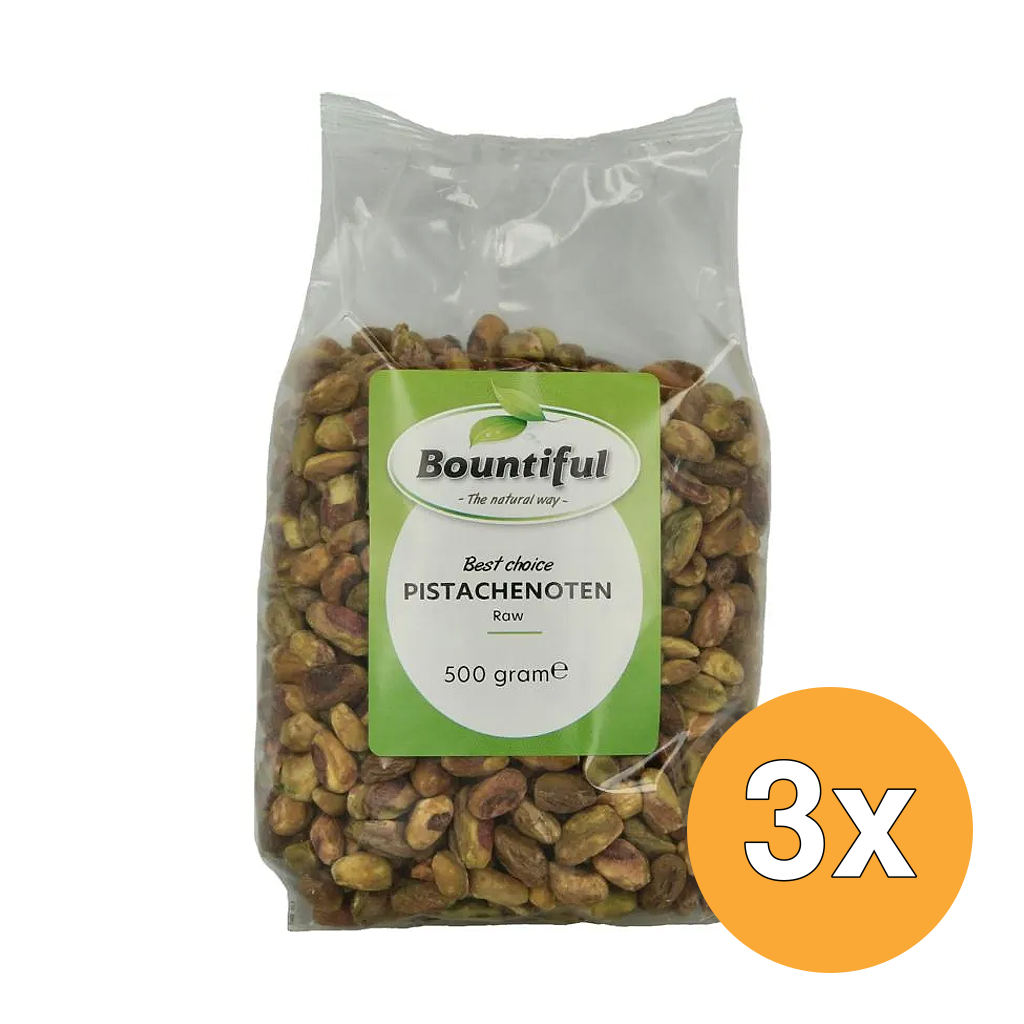 3x Bountiful Pistache Gepeld (500 gr)