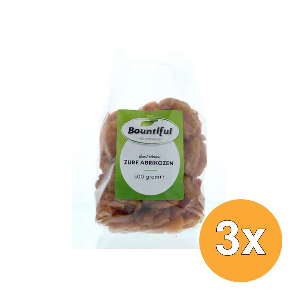 3x Bountiful Abrikozen Zuur (500 gr)