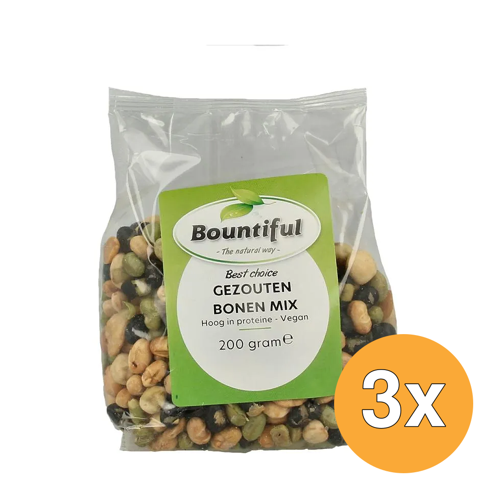 3x Bountiful Salted Bean Mix (200 gr)