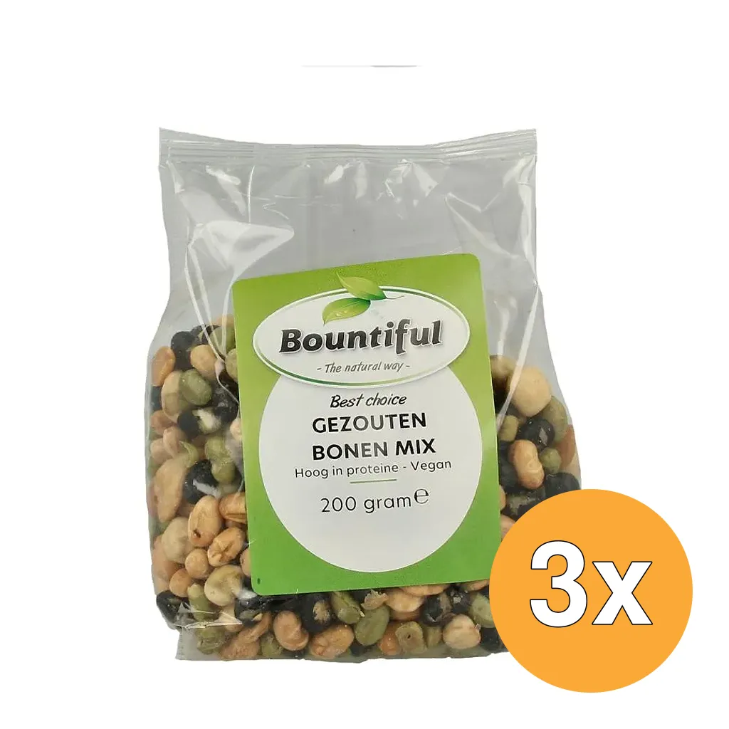 3x Bountiful Salted Bean Mix (200 gr)