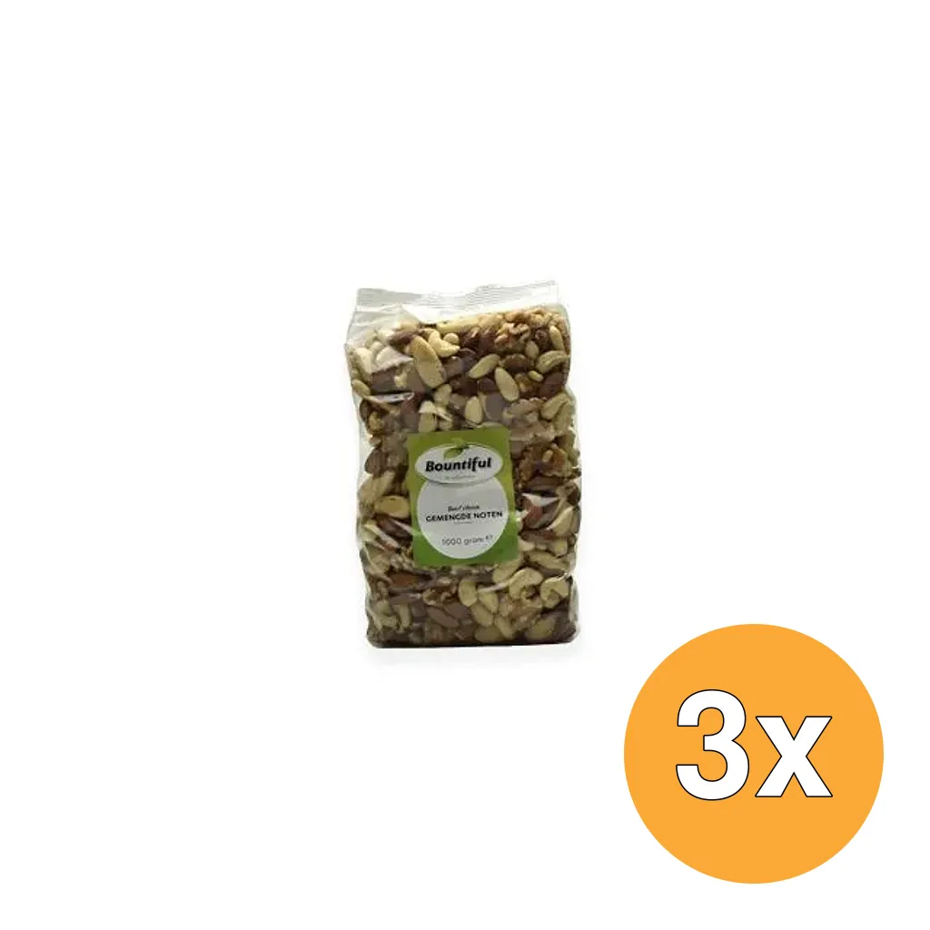 3x Bountiful Gemengde Noten (1000 gr)
