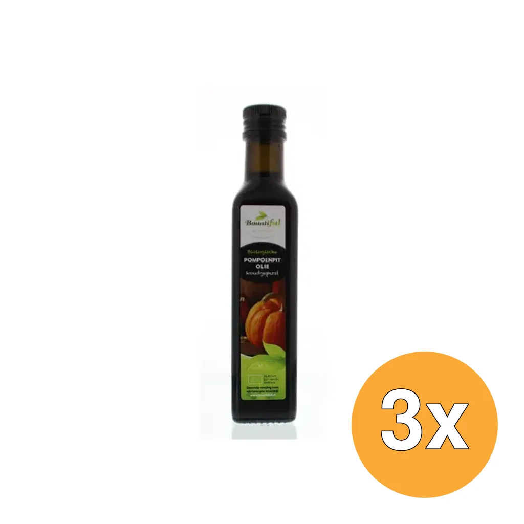 3x Bountiful Pompoenpitolie Bio (250 ml)