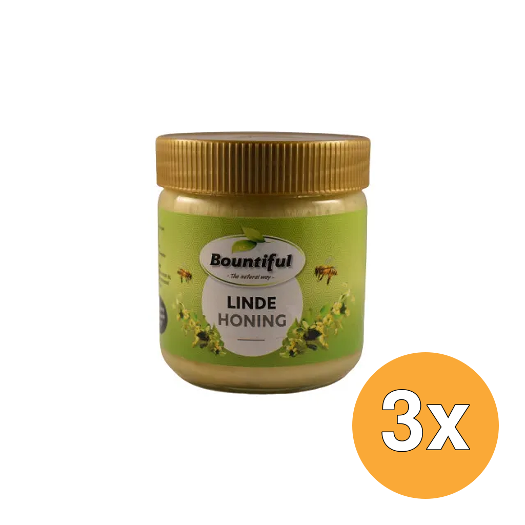 3x Bountiful Linde Honing (500 gr)