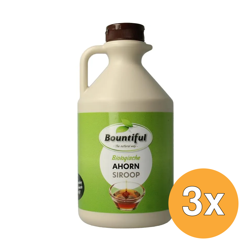 3x Bountiful Ahornsiroop Bio (1000 ml)
