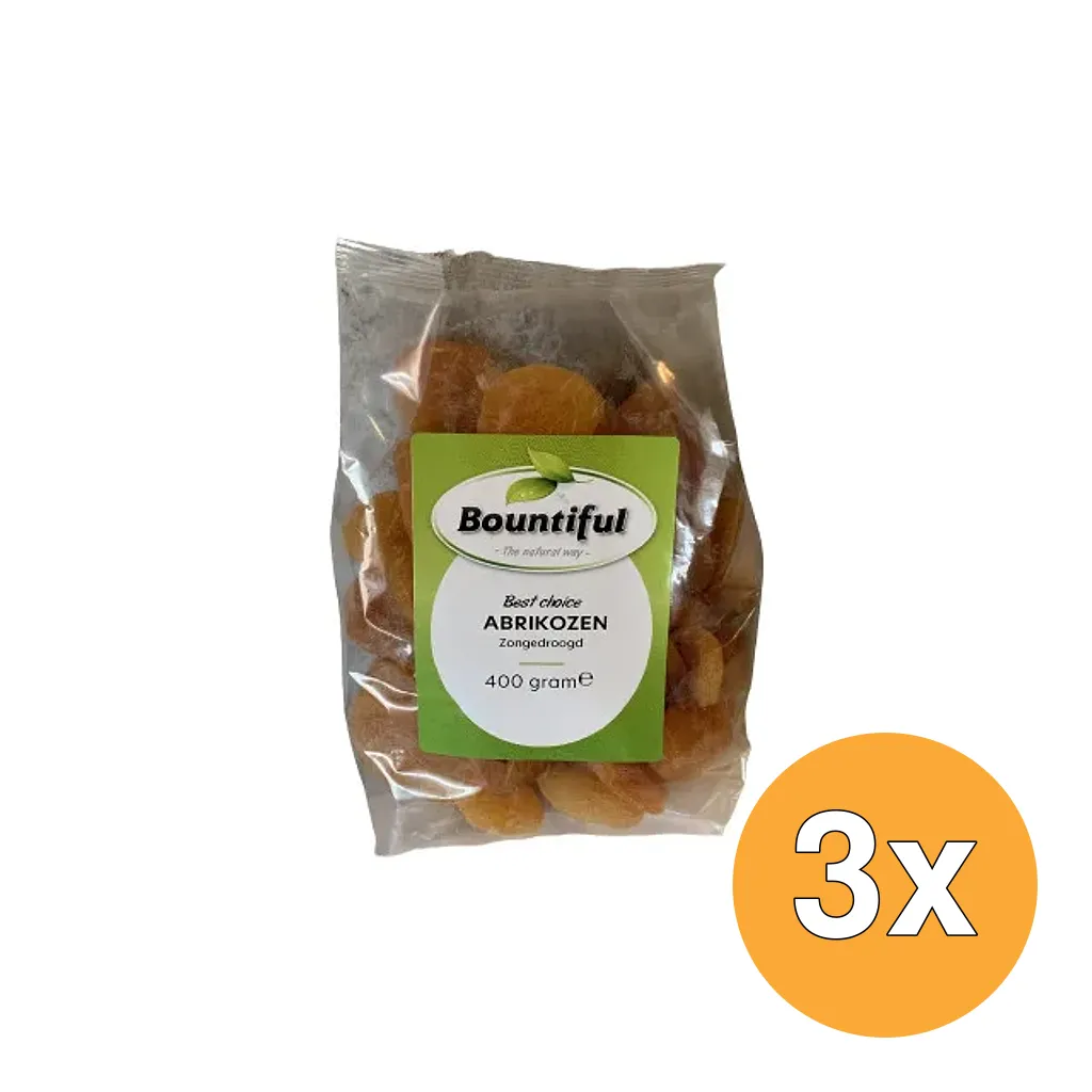3x Bountiful Abrikozen (400 gr)