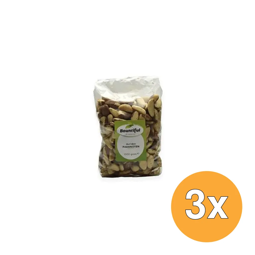 3x Bountiful Paranoten (1000 gr)