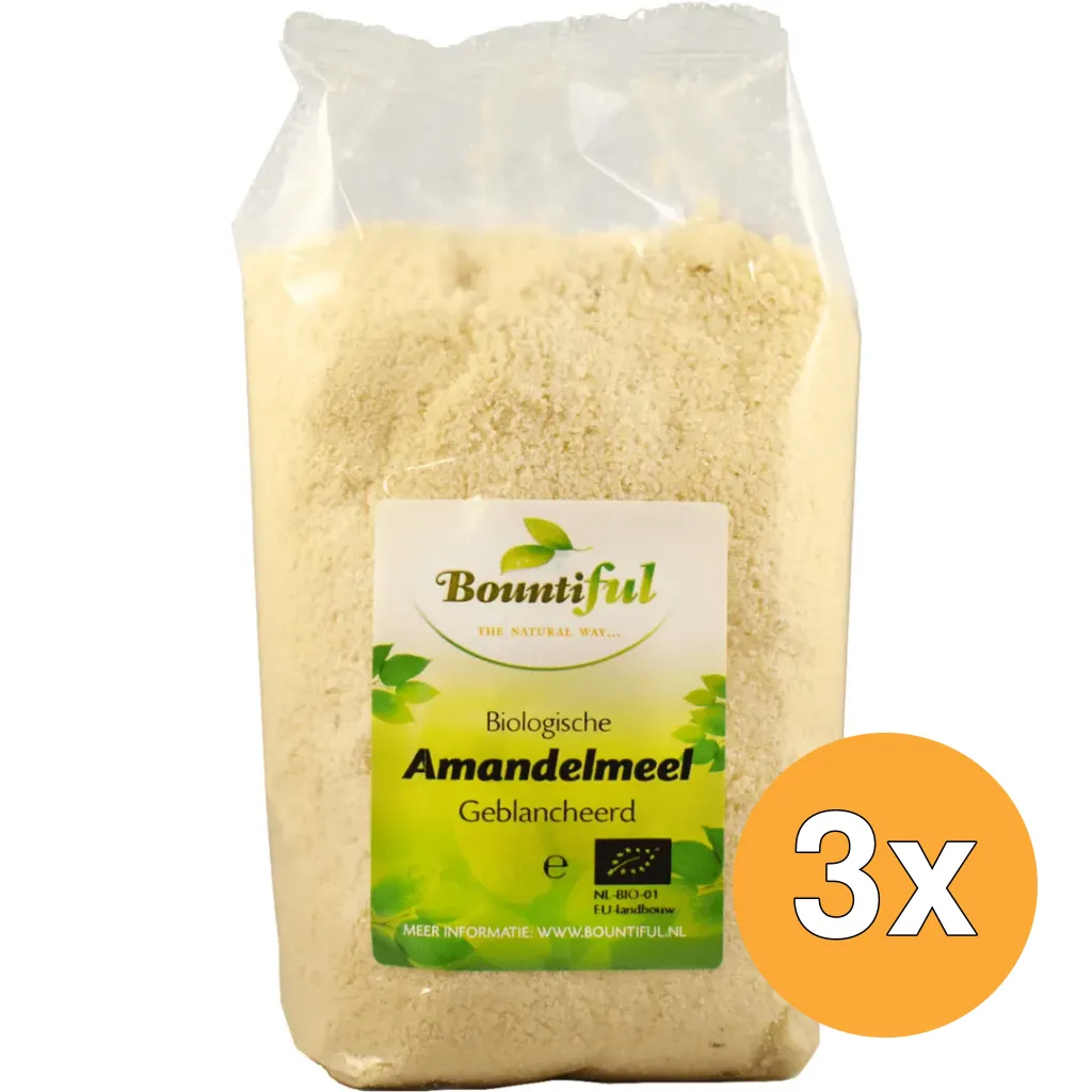 3x Bountiful Amandelmeel (400 gr)