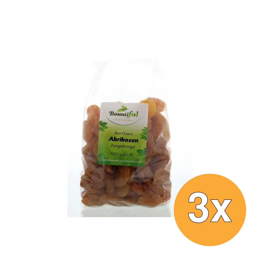 3x Bountiful Abrikozen (1000 gr)