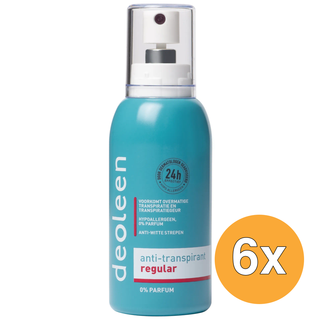 6x Deoleen Verstuiver regular (75 ml)