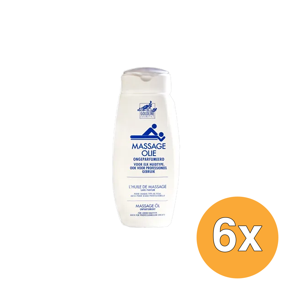 6x Goldline Massage Olie (300 ml)