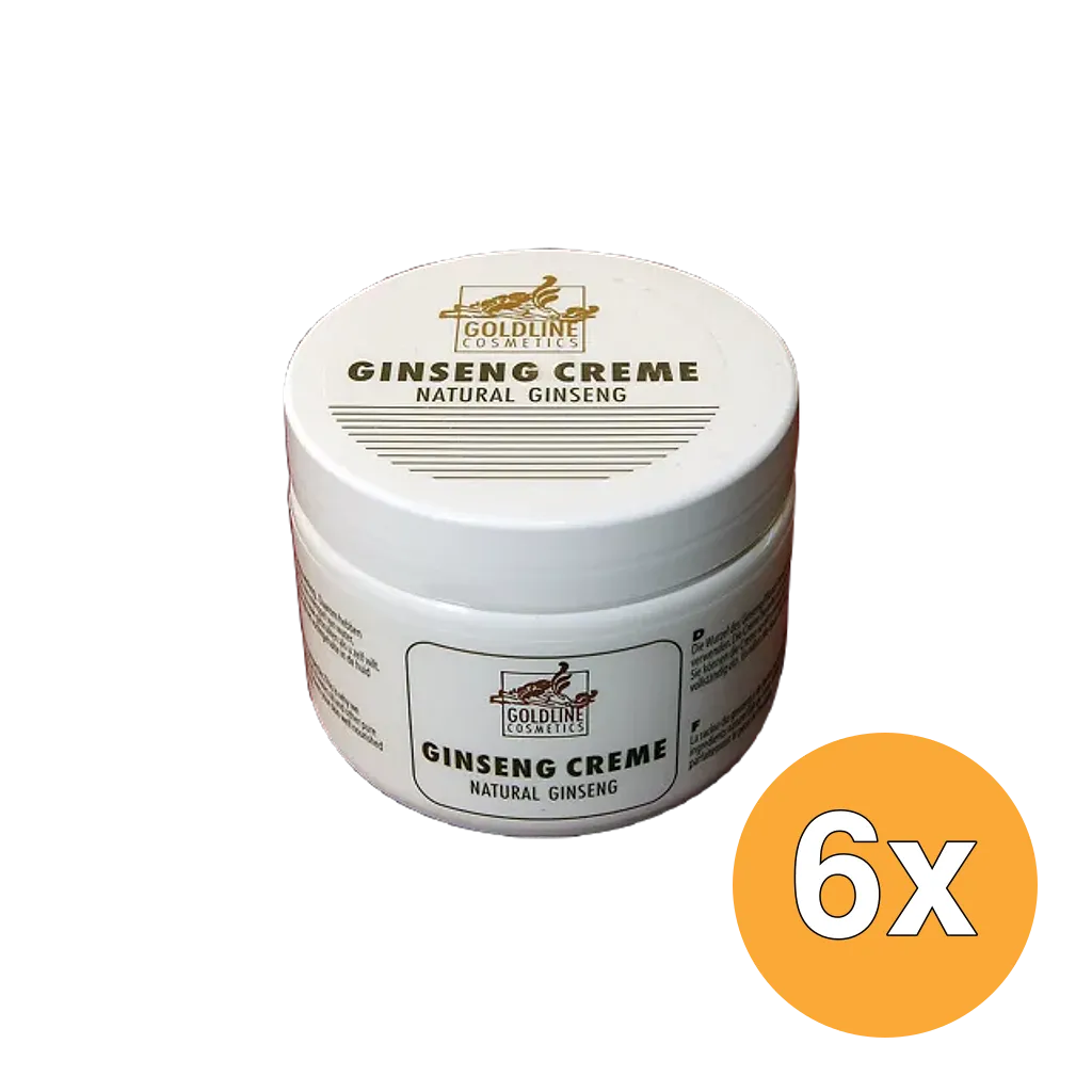 6x Goldline Gingseng Creme (250 ml)