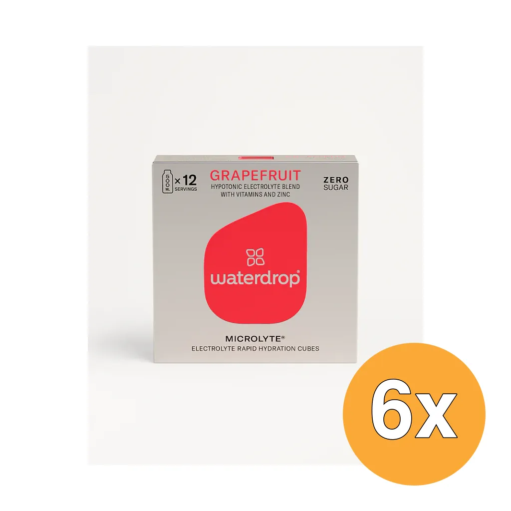6x Waterdrop Microlyte Bruistabletgrapefruit (12 stuks)