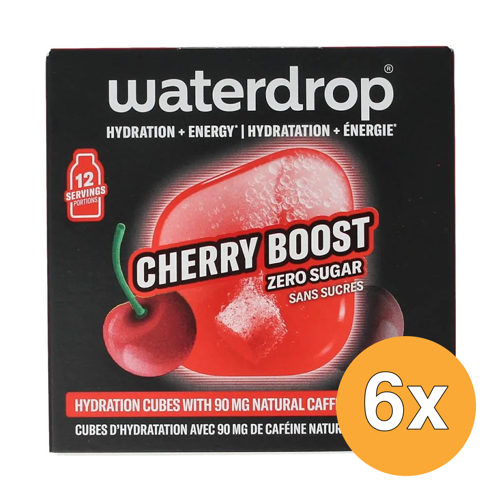 6x Waterdrop Microenergy Cherry Boost (12 stuks)