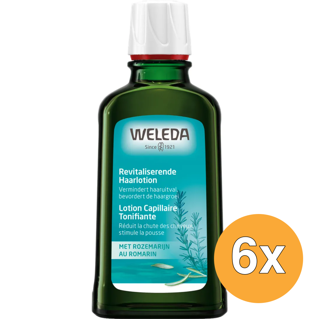 6x WELEDA Revitaliserend haarlotion (100 ml)