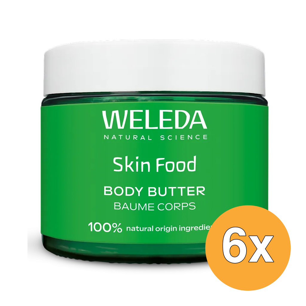 6x WELEDA Skin food body butter (150 ml)