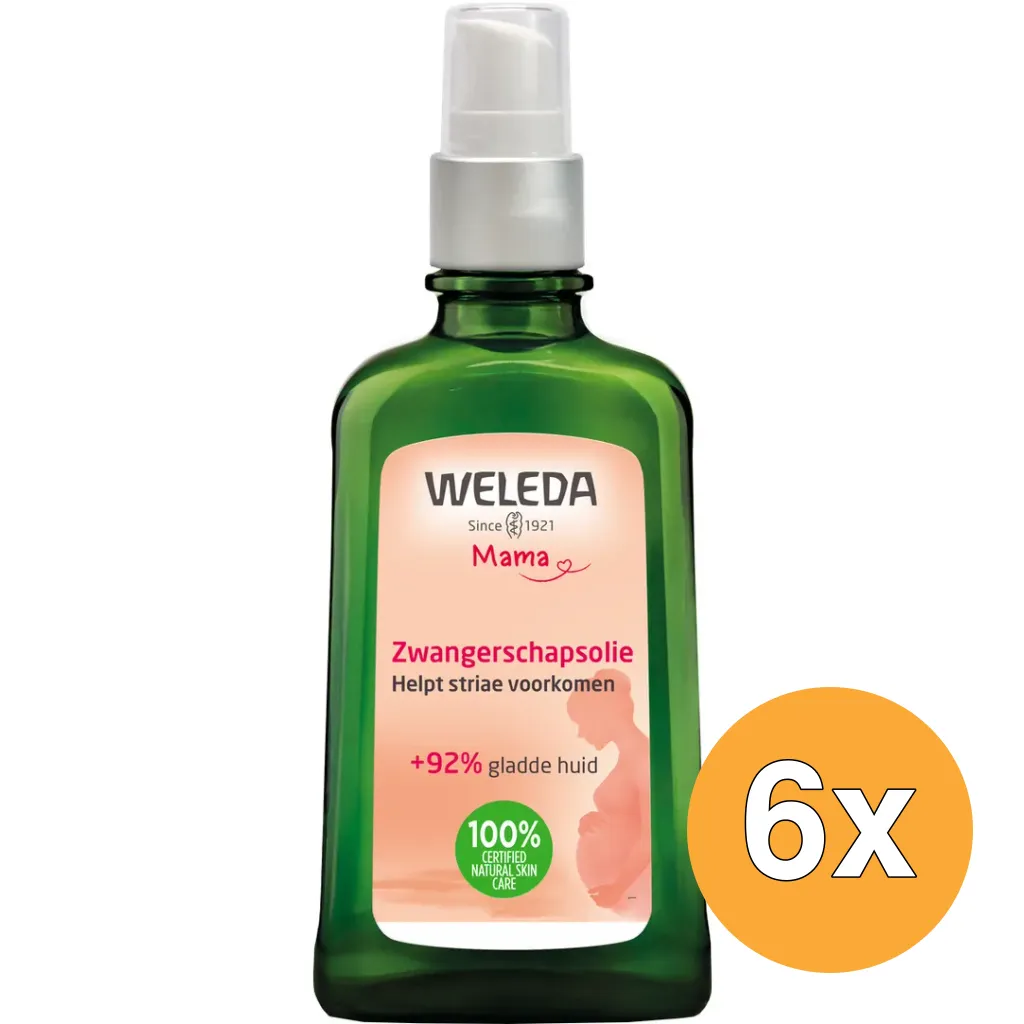 6x WELEDA Mama zwangerschapsolie (100 ml)